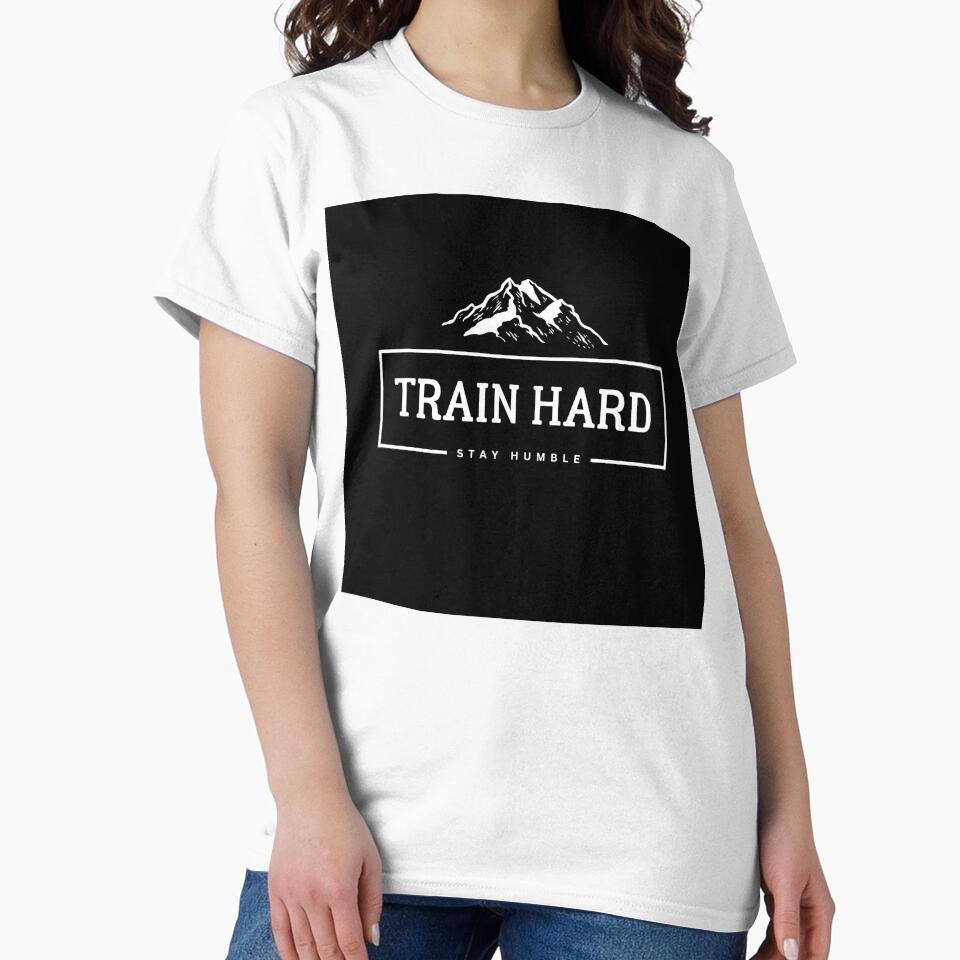 Train Hard Stay Humble - Athlete Lifestyle Shirt by No Excuses Studio
