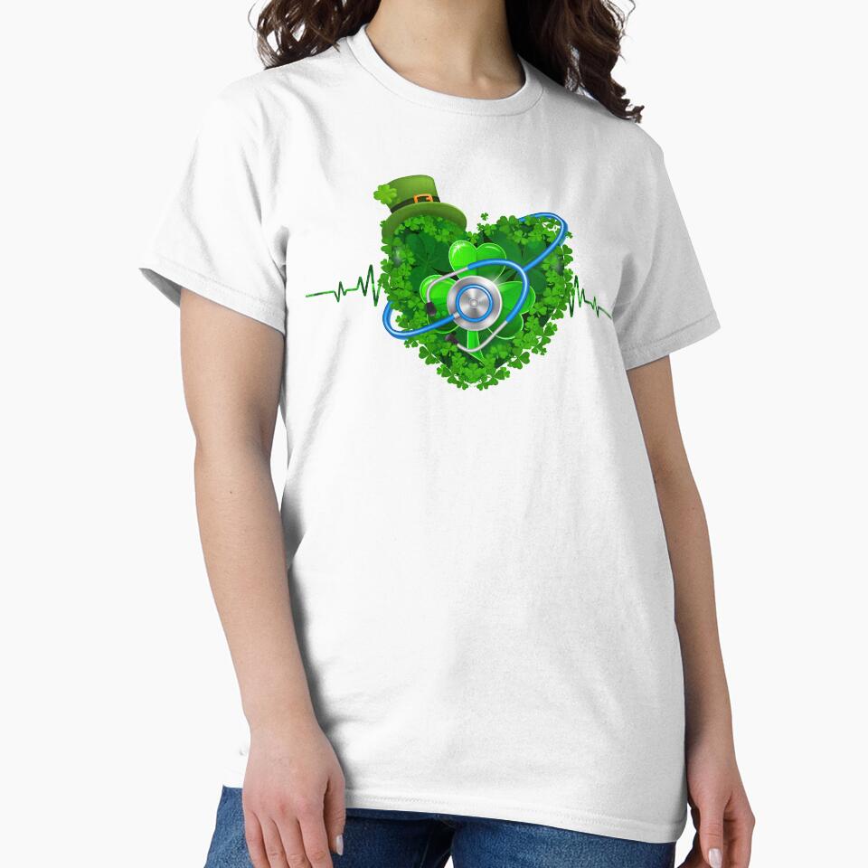 Shamrock St Patricks Day Nurse Stethoscopes Irish by taogiauco