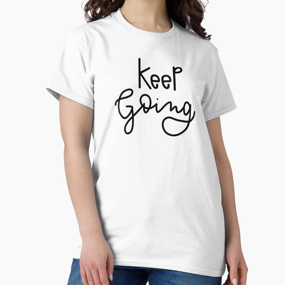 Keep going. Sentence. Black Text. Lettering. Letters. by AnaStickerD