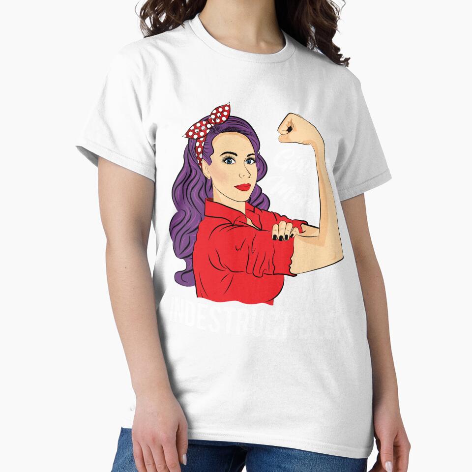Girl Mom Indestructible Women Mother’s Day by ZNOVANNA