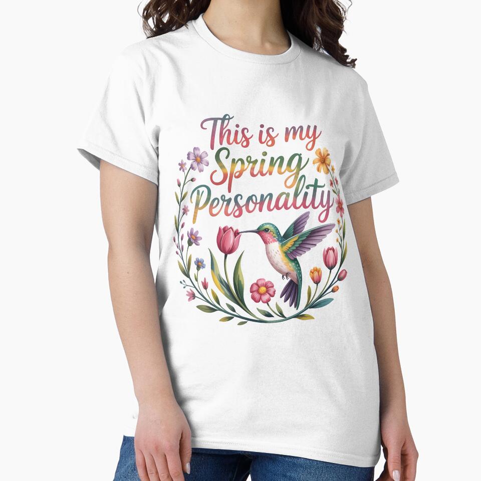 This is My Spring Personality - Spring Aesthetic Scene by Jollys-ArtShop