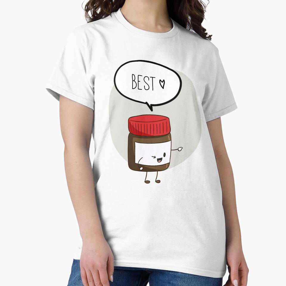 Best friend - Nutella And Spoon Matching by Urosek