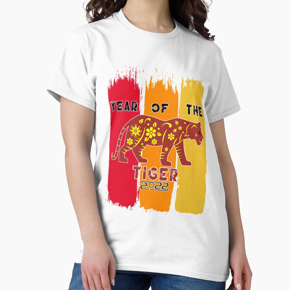 Vintage Chinese Zodiac Year of The Tiger Animal Sign Lunar New Year Classic by taogiauco