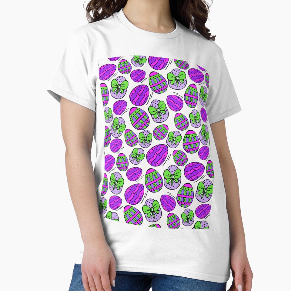 easter eggs, polka dots,art by cutecrazytshirt