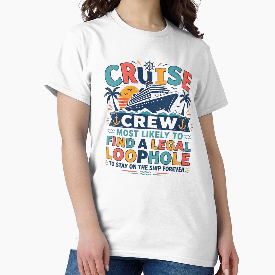 Most Likely to Find a Legal Loophole to Stay on the Ship Forever – Funny Family Cruise Crew Matching Lawyer Vacation by Winarrts
