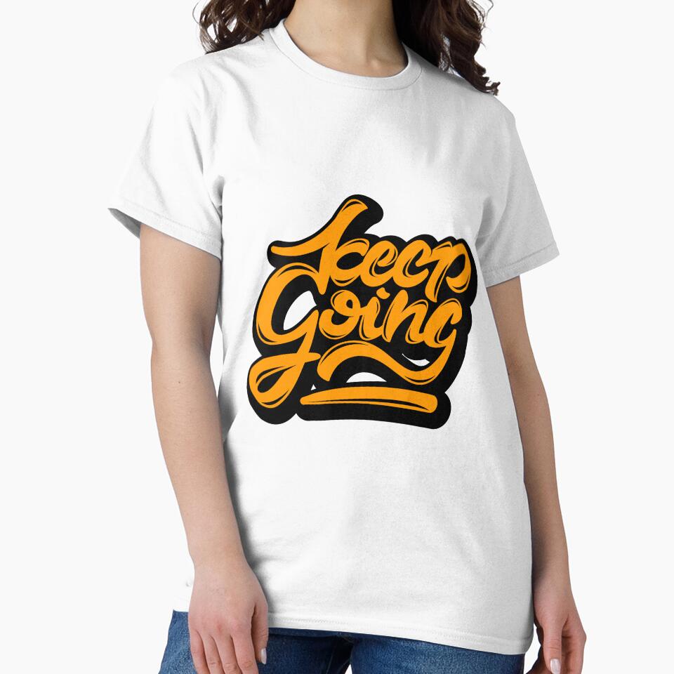 Keep Going Typography by BeeMeCreative