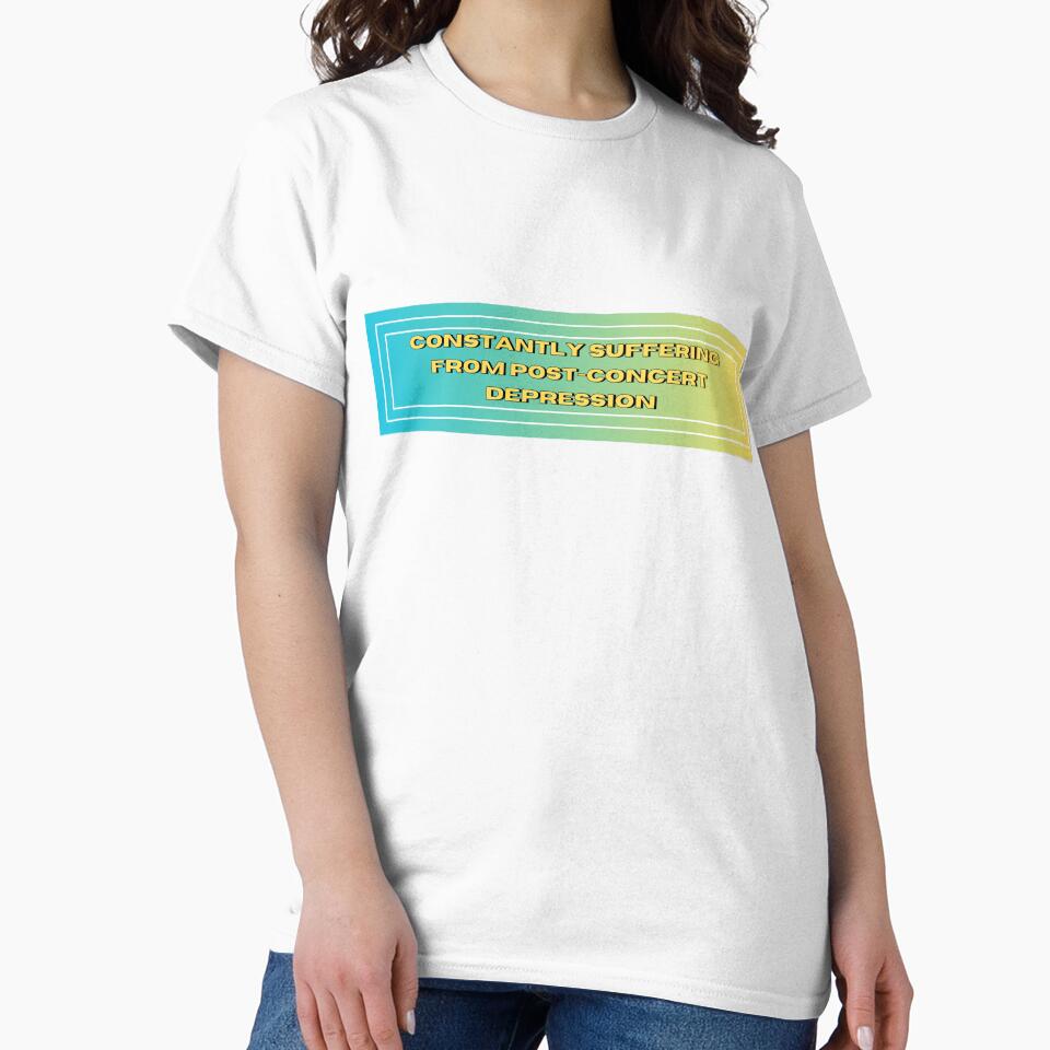Post Concert Depression GRADIENT BLUE TO YELLOW by RexieLovelis