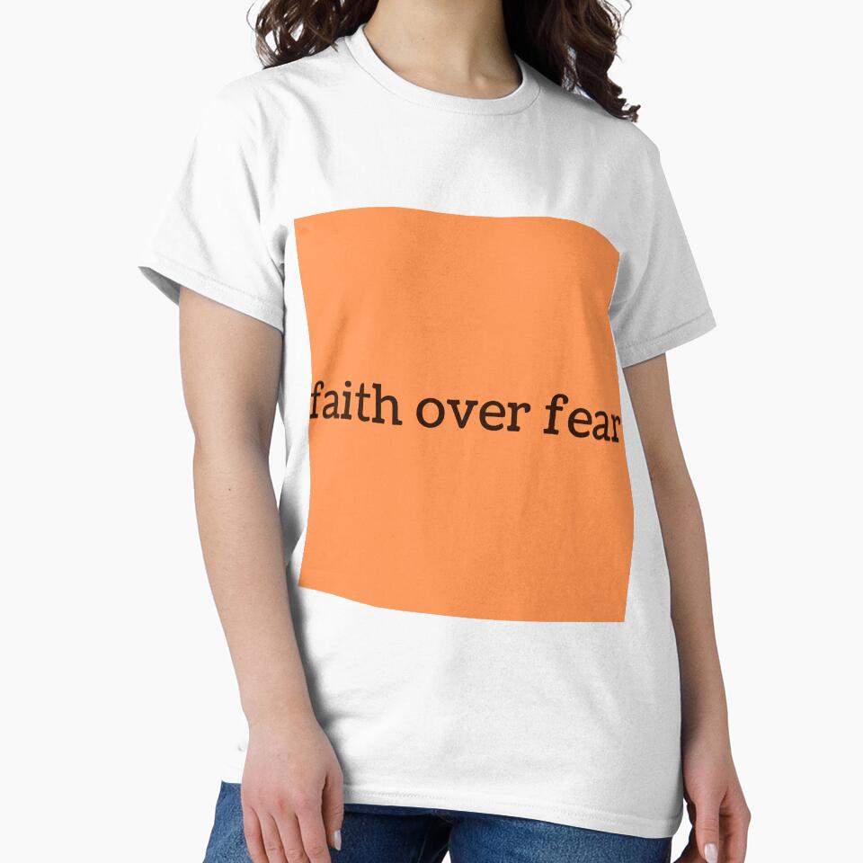 faith over fear Art Design by Ghanshyam butik