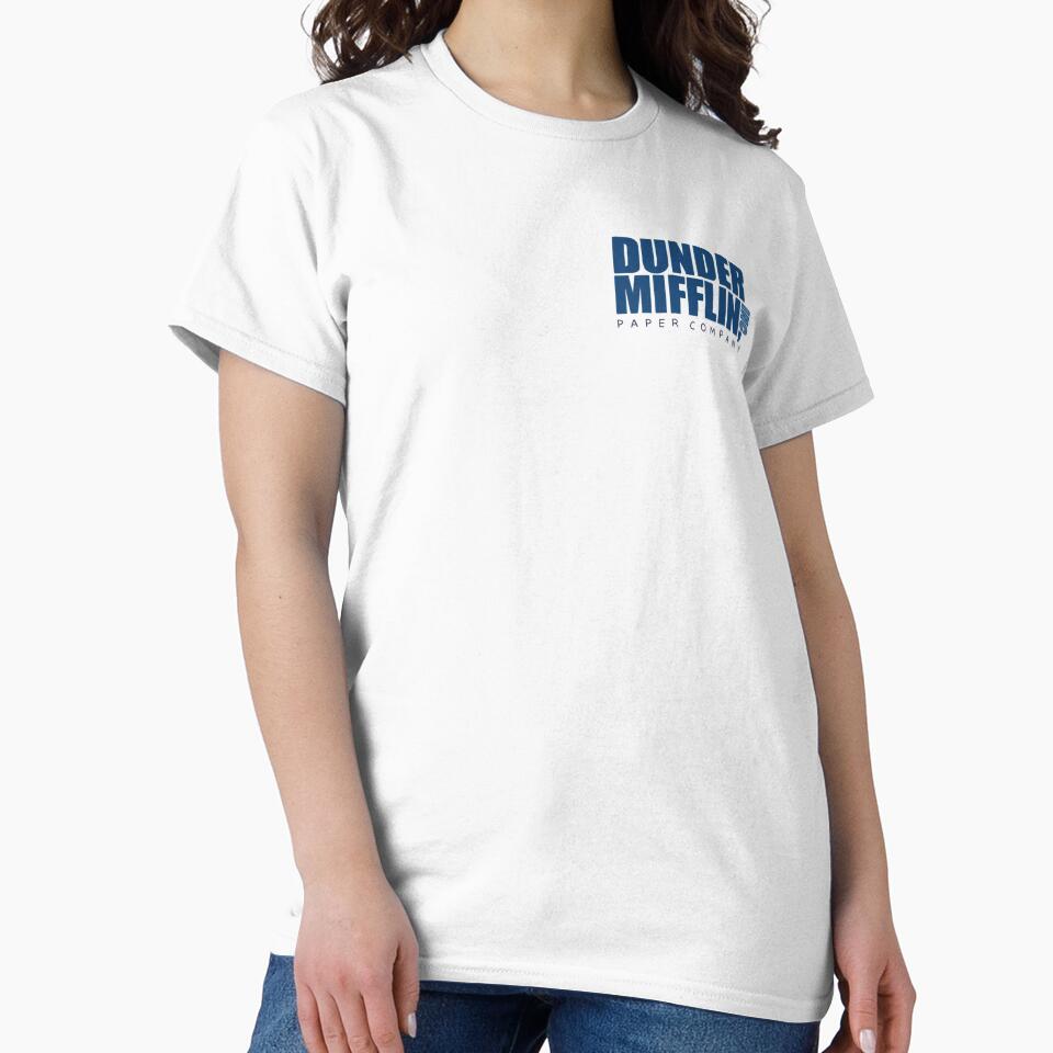 dunder mifflin logo blue by meganalexaa
