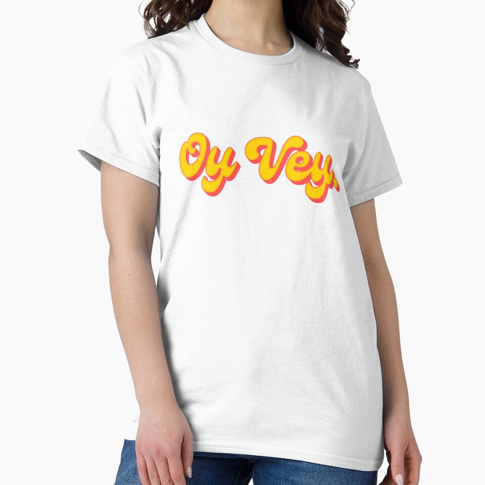 Oy Vey Hebrew Retro Travel Cute by sharedipmemes
