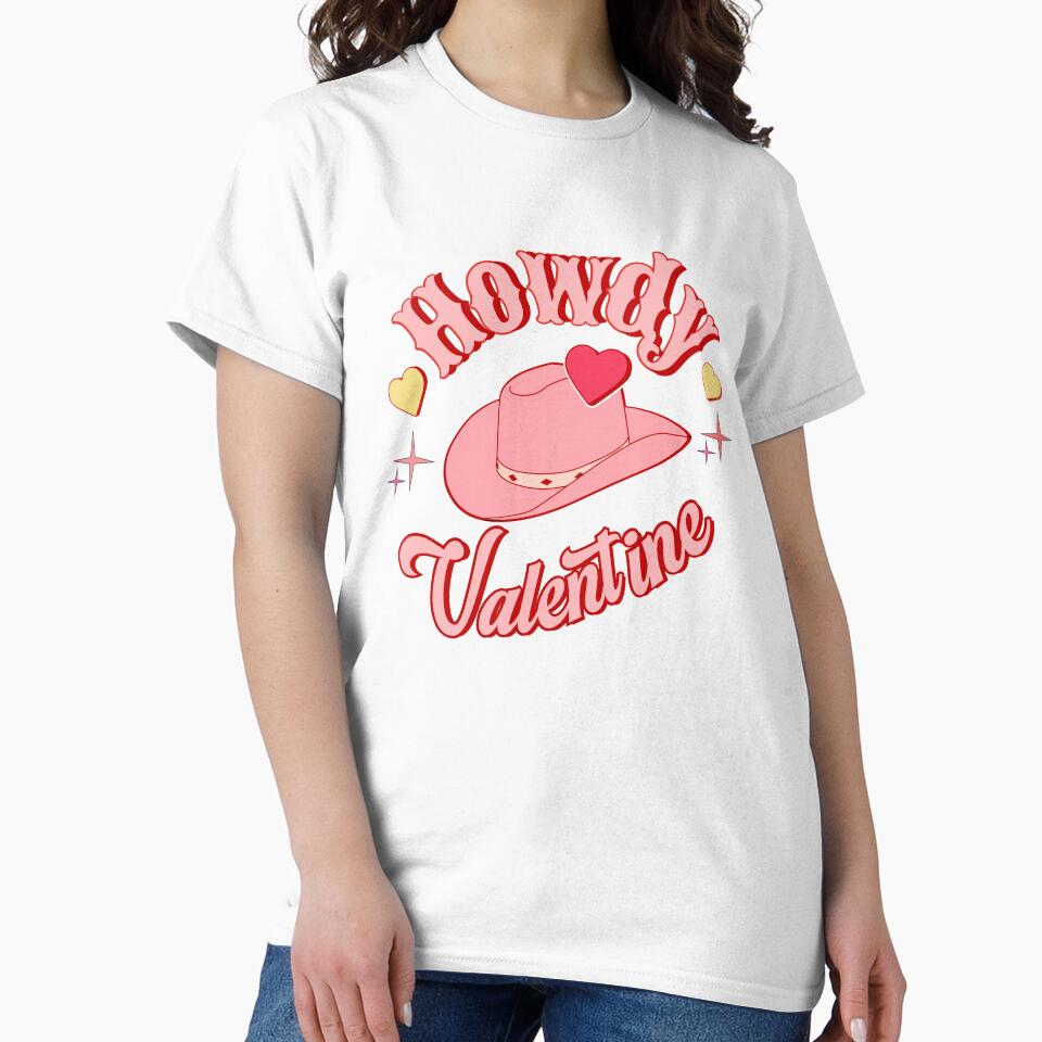 Howdy valentine cute retro vintage Valentine design by ArtfulGiftShop