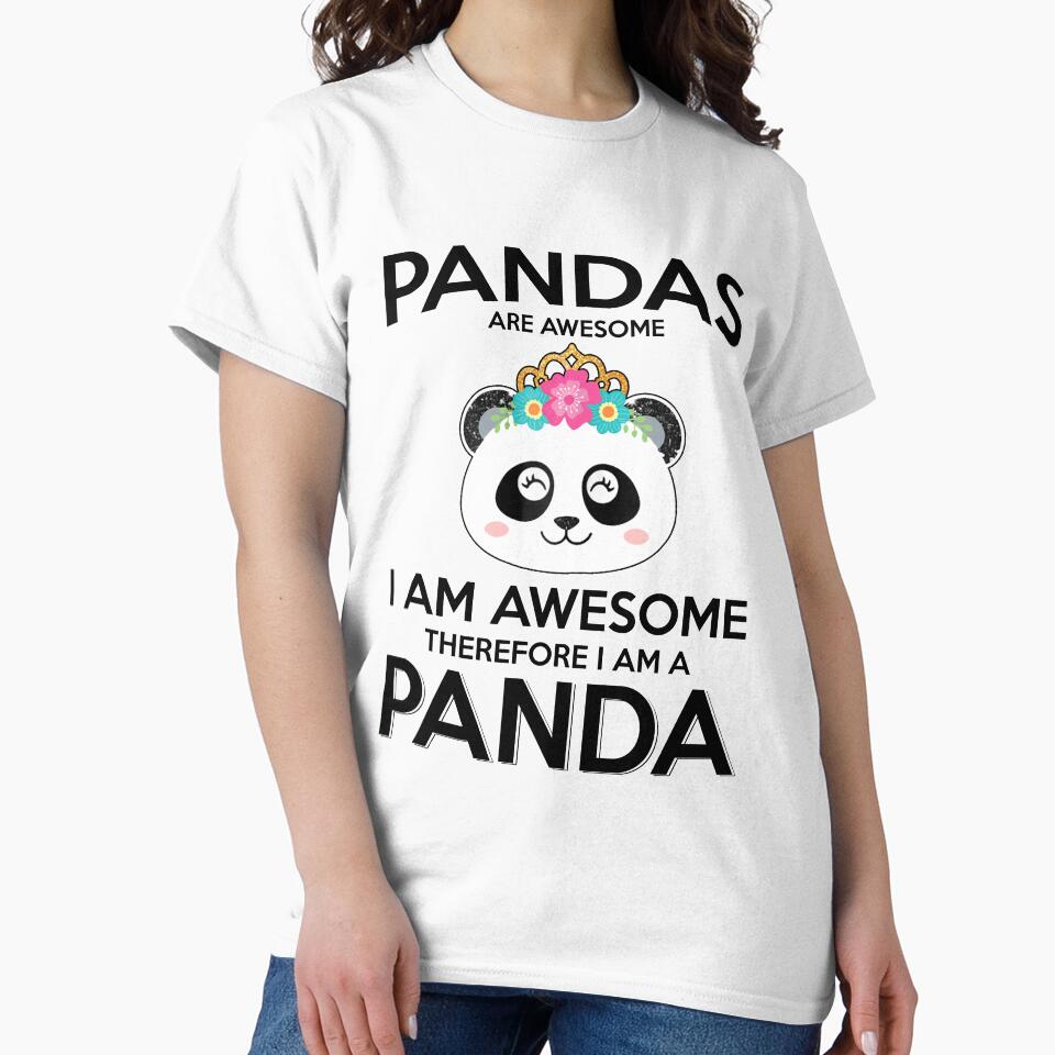 Panda Pandas Are Awesome Panda Bear - Funny Best Gift Ideas For Girls Mothers Day Birthday by NDTStore