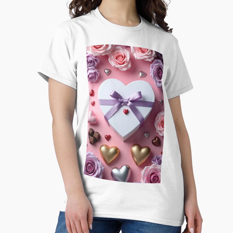 Valentines Day  heart gift box ,valentine art,valentine design by Expressions-Sel