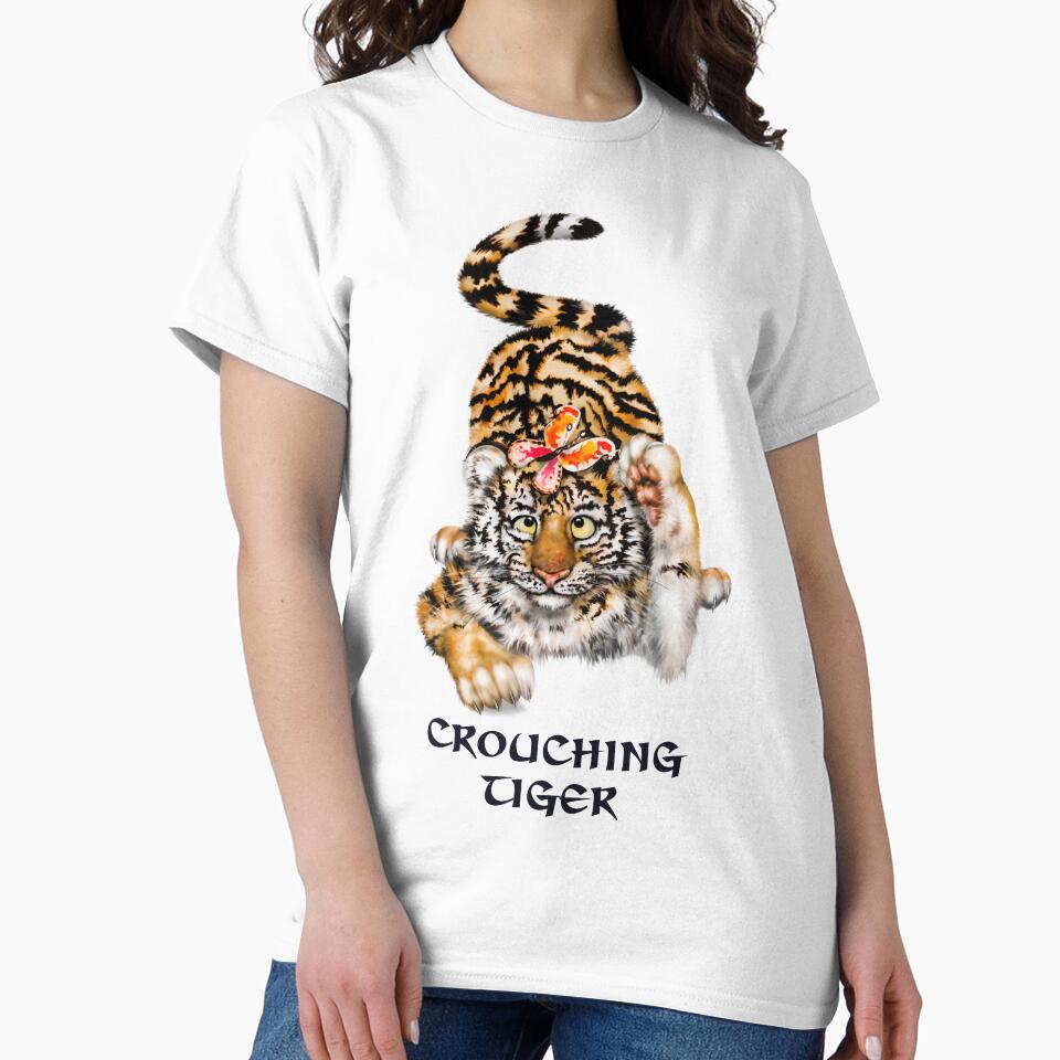 Crouching Tyger | B Cartoon Tiger Cub by Snootrac