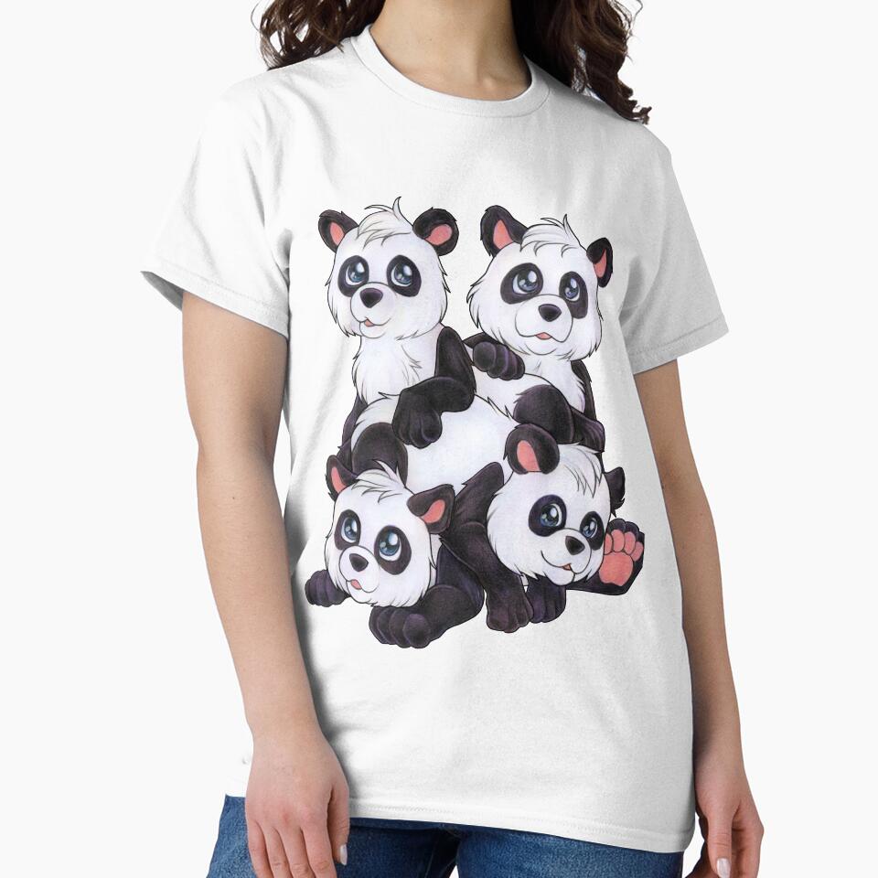 Cute panda Great gift idea for panda lovers by ZadzeneaArt