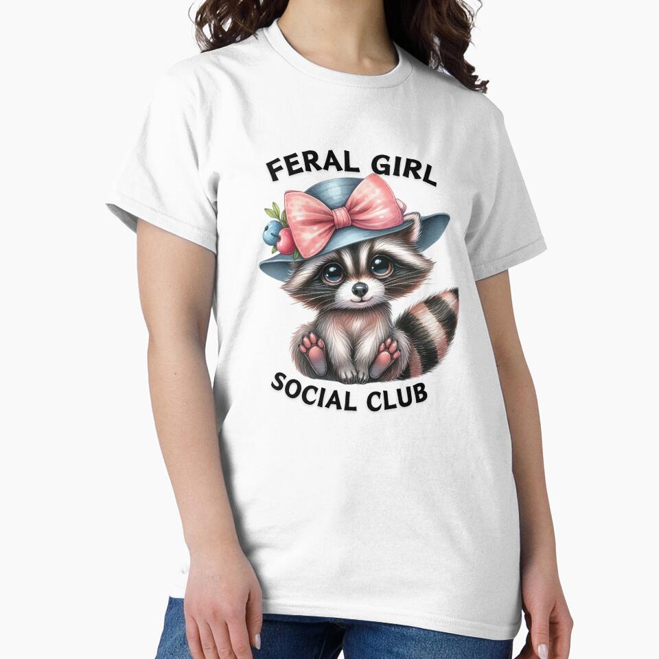 Feral Girl Social Club, Raccoon by deniz kaya