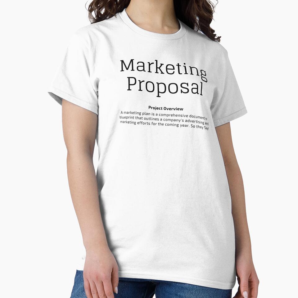Marketing Proposal -T Shirt by AMS-ART