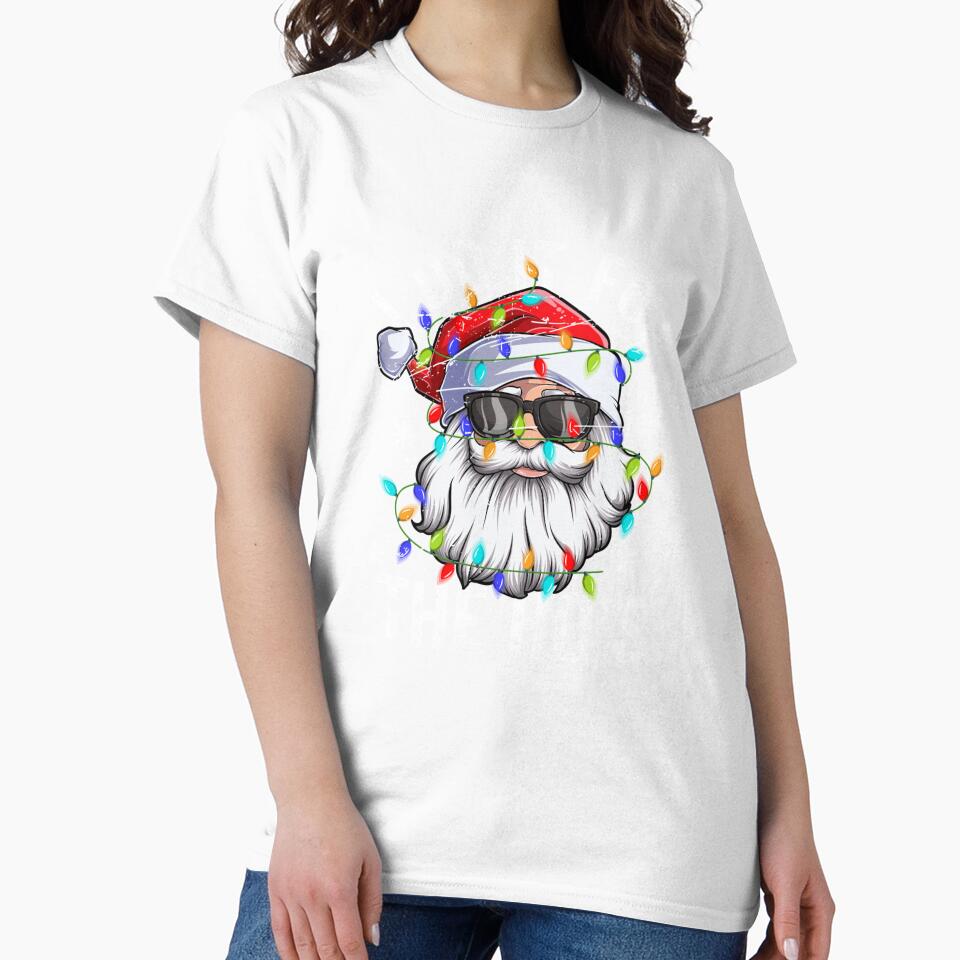 Funny Christmas Santa Claus I Do It For The Hos Cute Xmas by taaddison50