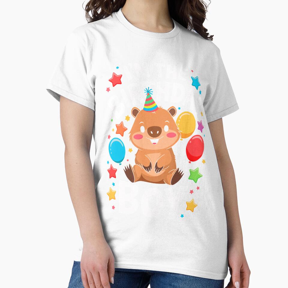 Funny Capybara Birthday Boy Bday Boys Girls Kids by rafaeltto