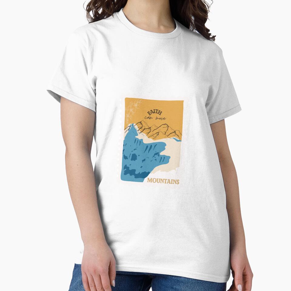 Faith Can Move Mountains Sticker by katiekatzz23