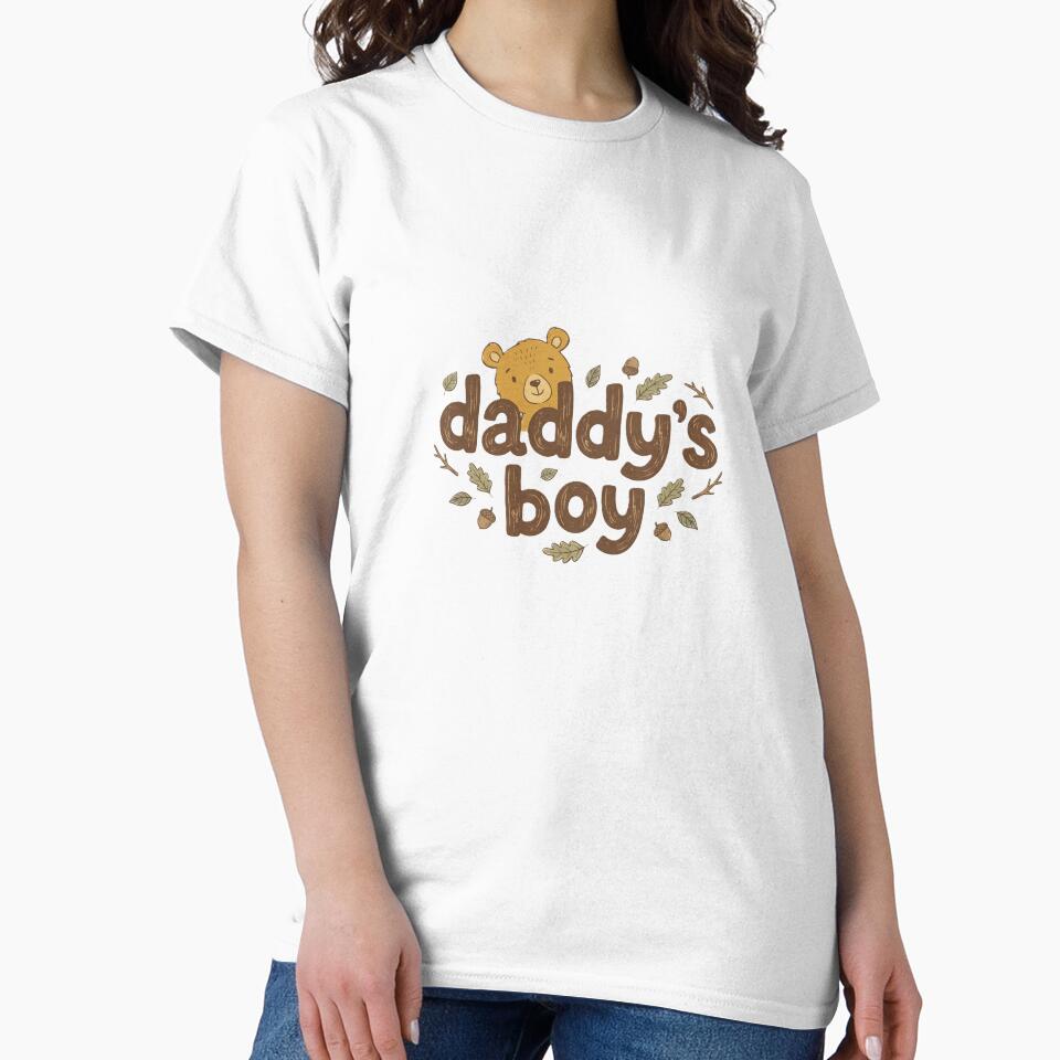 Daddy’s Boy Cute Baby Outfit | Father Son Matching Gift | New Dad Present by UniqueArtsOnly