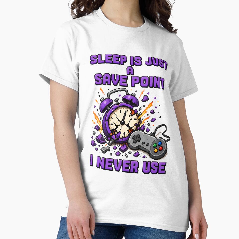8-Bit Gamer Humor Design by RetroPixel Apparel