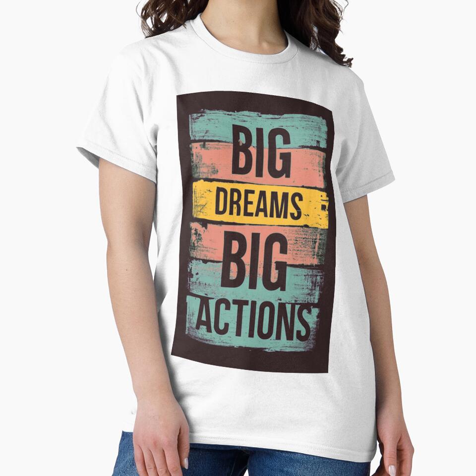 Big dream big actions by Ahmed farouk