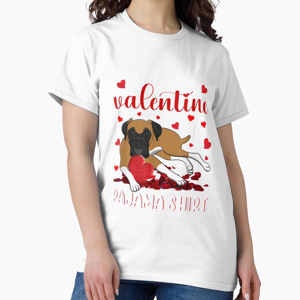 This Is My Valentine Pajama Boxer Couple Matching Gift by shirleyfinley