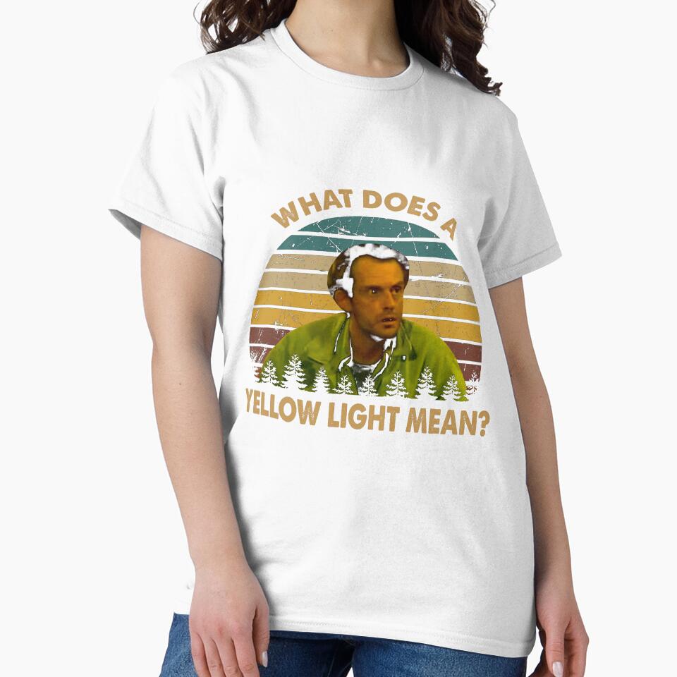 What does a yellow light mean art Jim poster by BattleBedward