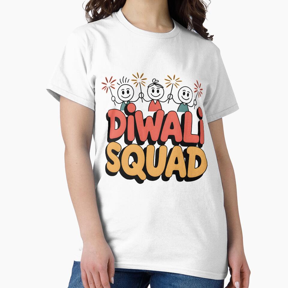 Diwali Squad – Festival of Lights Celebration Design by Jollys-ArtShop