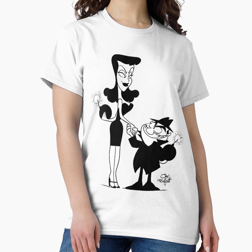 Men Women Boris And Natasha With Bombs Funny Men Fan by Emmanuellelockm