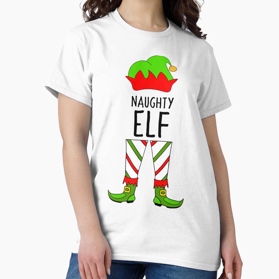 Naughty Elf Matching by Sartoris Art