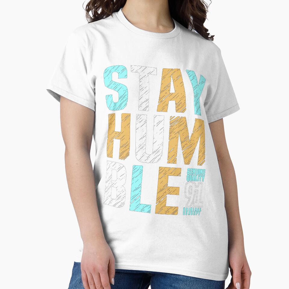 Stay-Humble-Typography-Design by Yassine Janane