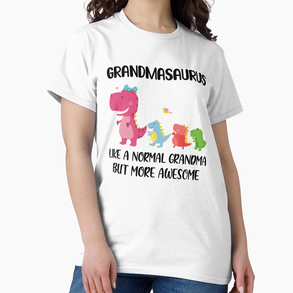 Grandmasaurus Like A Normal Grandma But More Awesome Grandma by cadieuxart