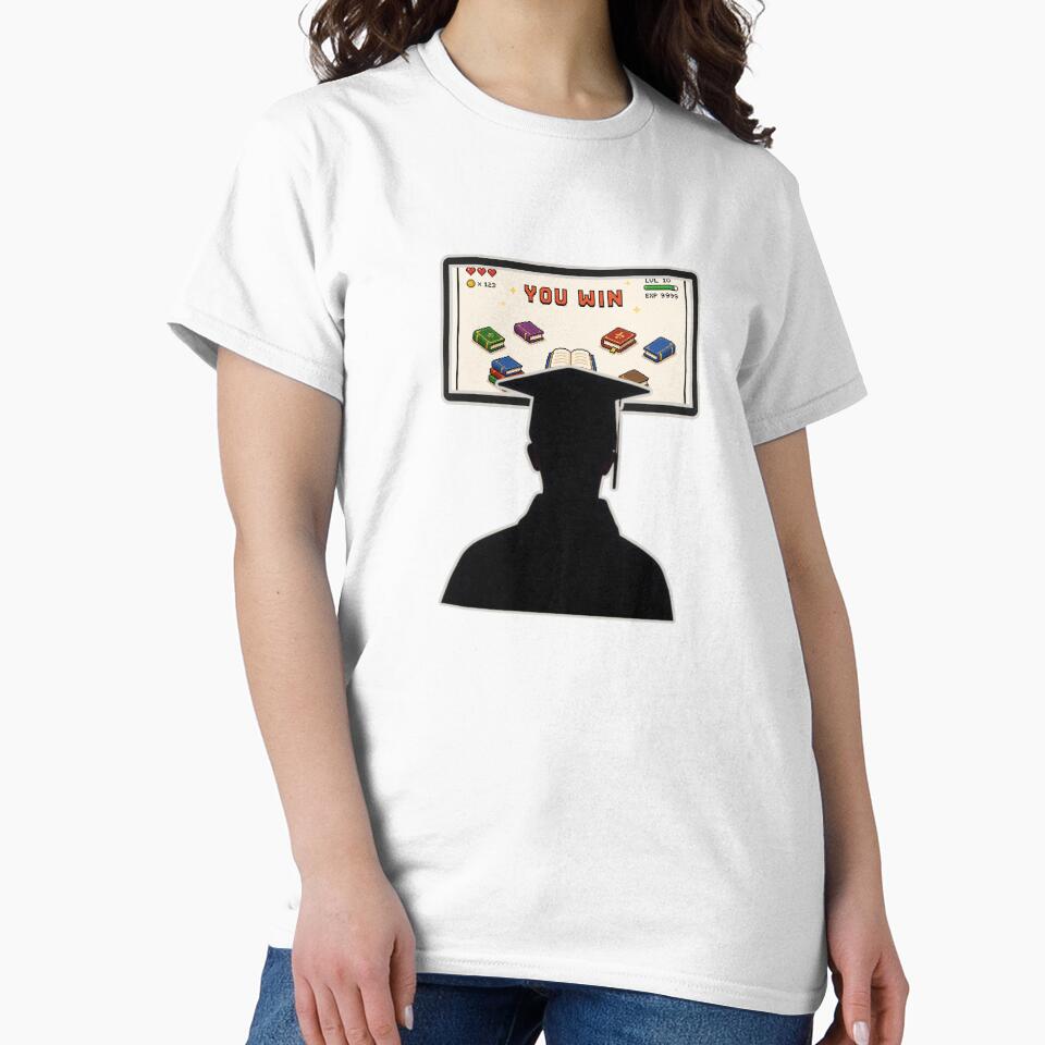 Geek graduate YOU WIN | Short hair | Graduation gift by Love&Geek