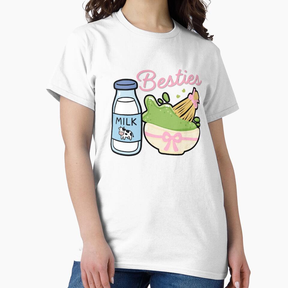 Besties Cute Milk and Matcha - Funny Matching by thebest-2studio