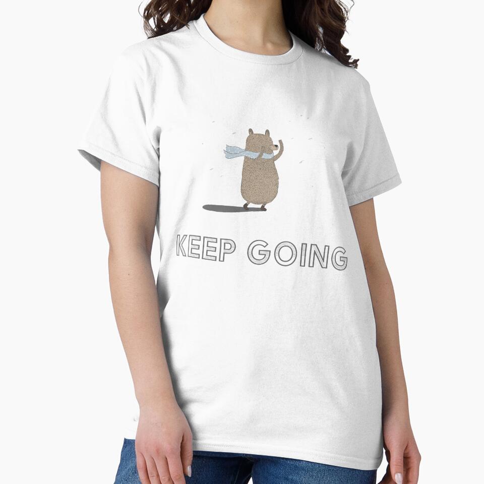 KEEP GOING BEAR IN THE SNOW MOTIVATION by Aniyah