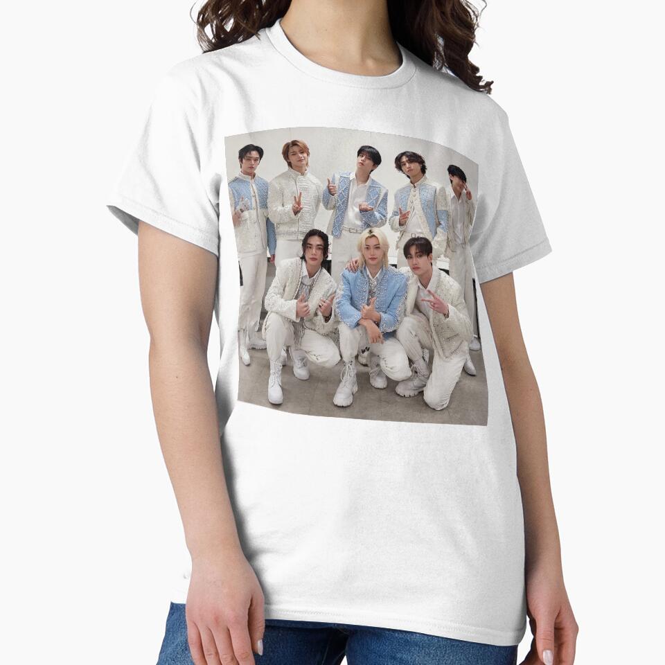 SKZ blue poster You make STRAY KIDS stay kpop cute happy ot8 by Kpop-Noona