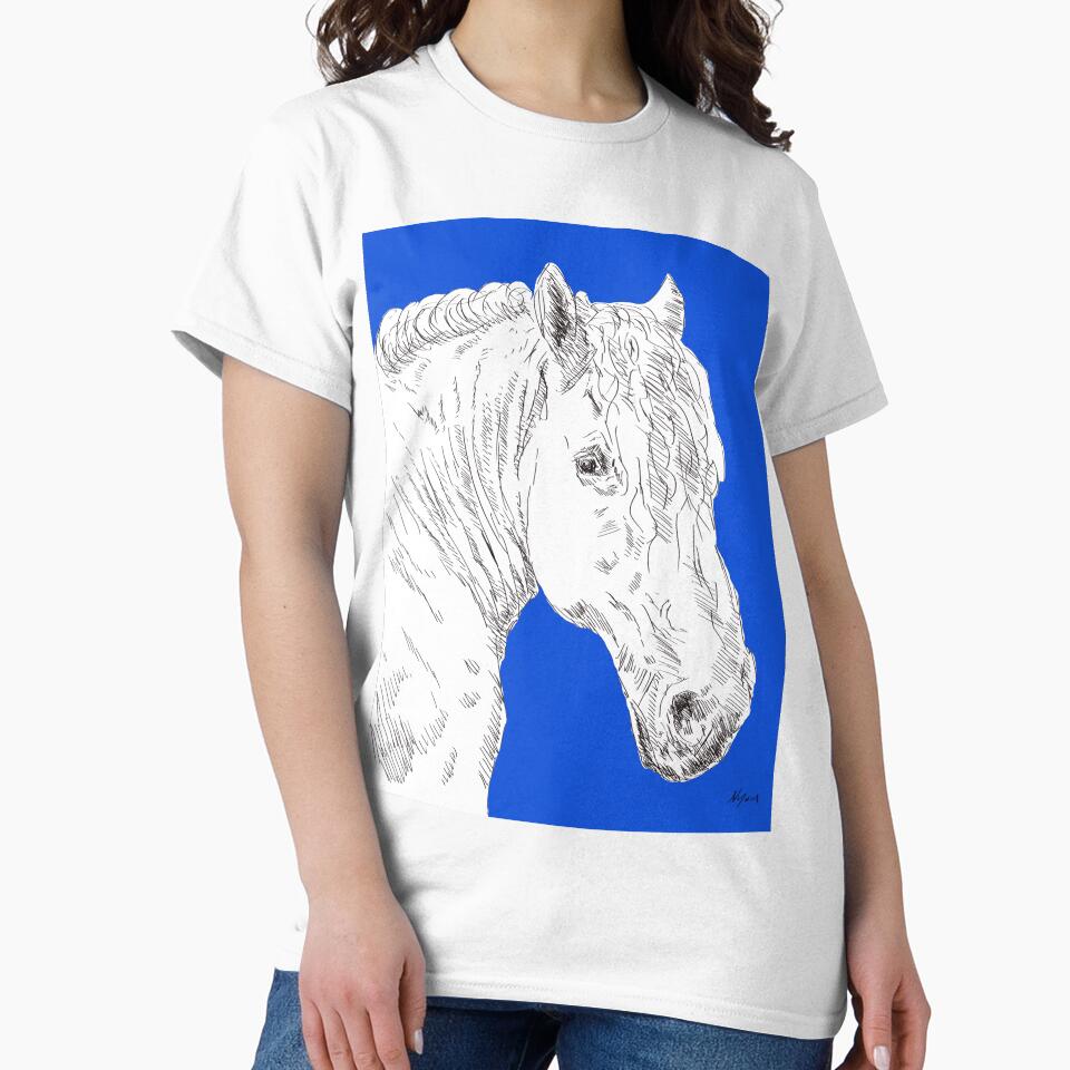 Horse blue by NYWA-ART