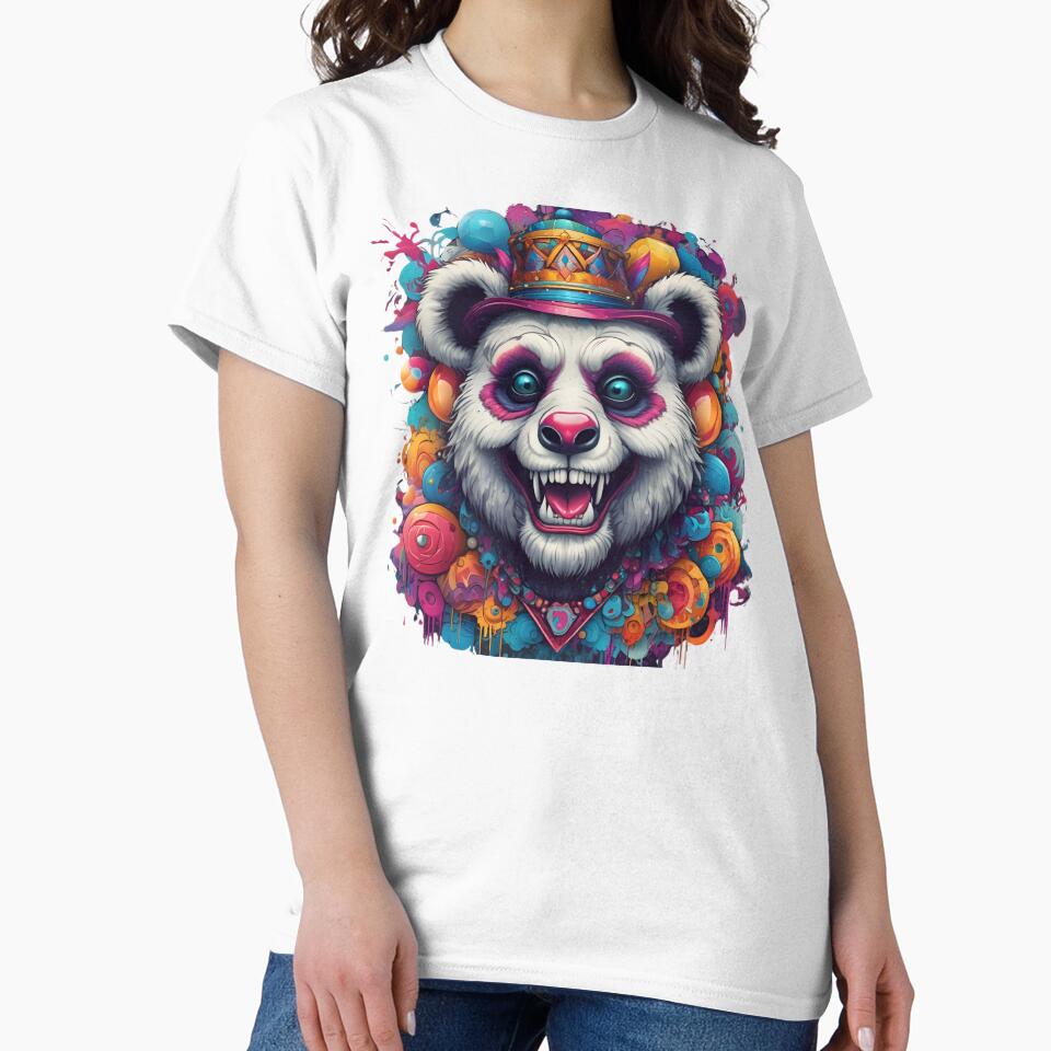 Psychedelic Panda Clown by pUNKnown