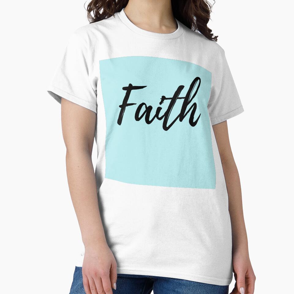 Faith - Blue Background by ActionFocus
