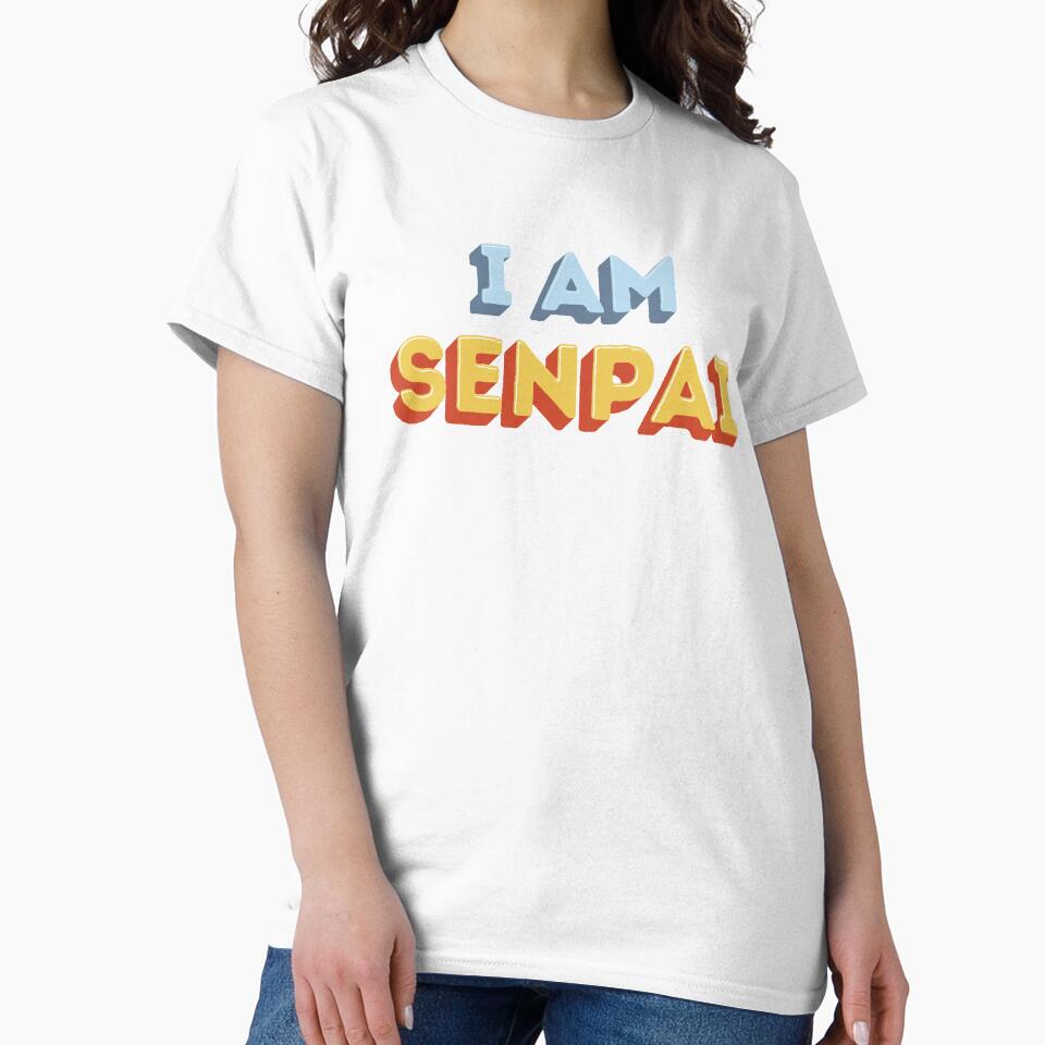 I am Senpai / If Found, Please Return to Senpai (Couple Shirt) Version 1 by teeworthy