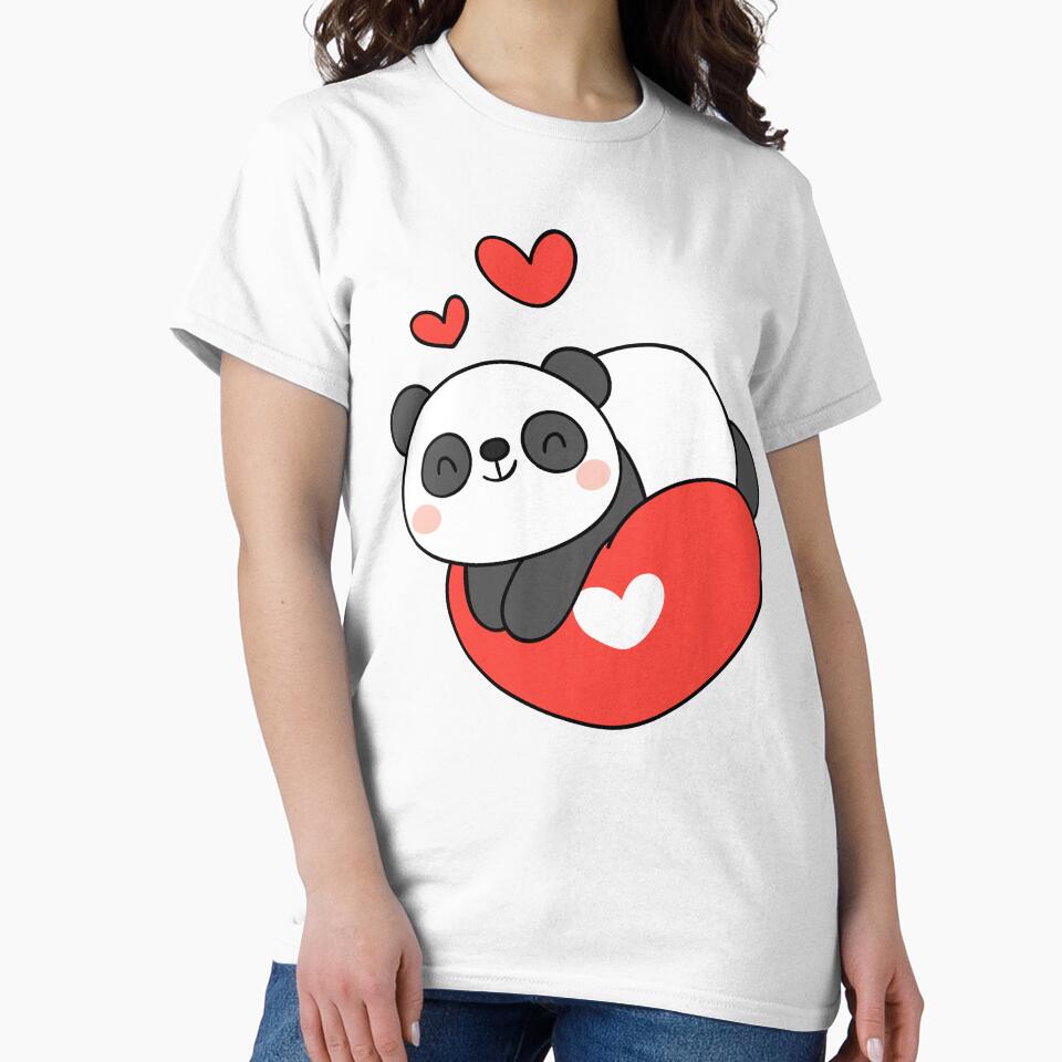 Cute Baby Panda for Valentines Day on white by JAOUDA ⭐⭐⭐⭐⭐ (20)