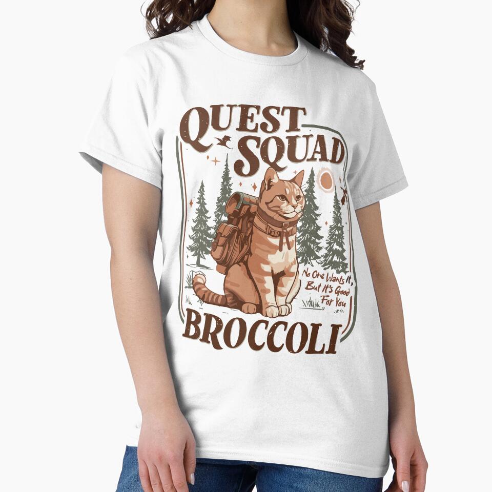 Quest Squad Broccoli Onyx Storm Fourth Wing Book Lover Gifts by VirgilPeck