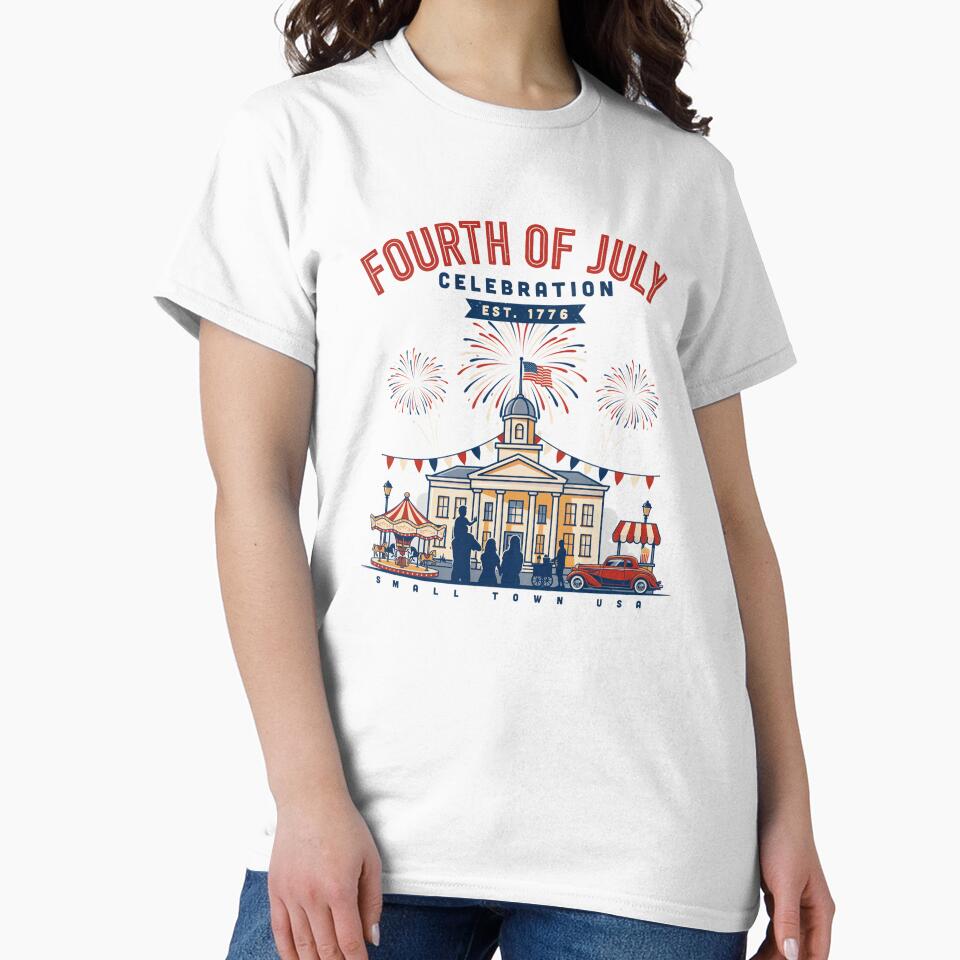 Independence Day - Fourth of July Celebration Small Town USA by ArcticFoxStudio