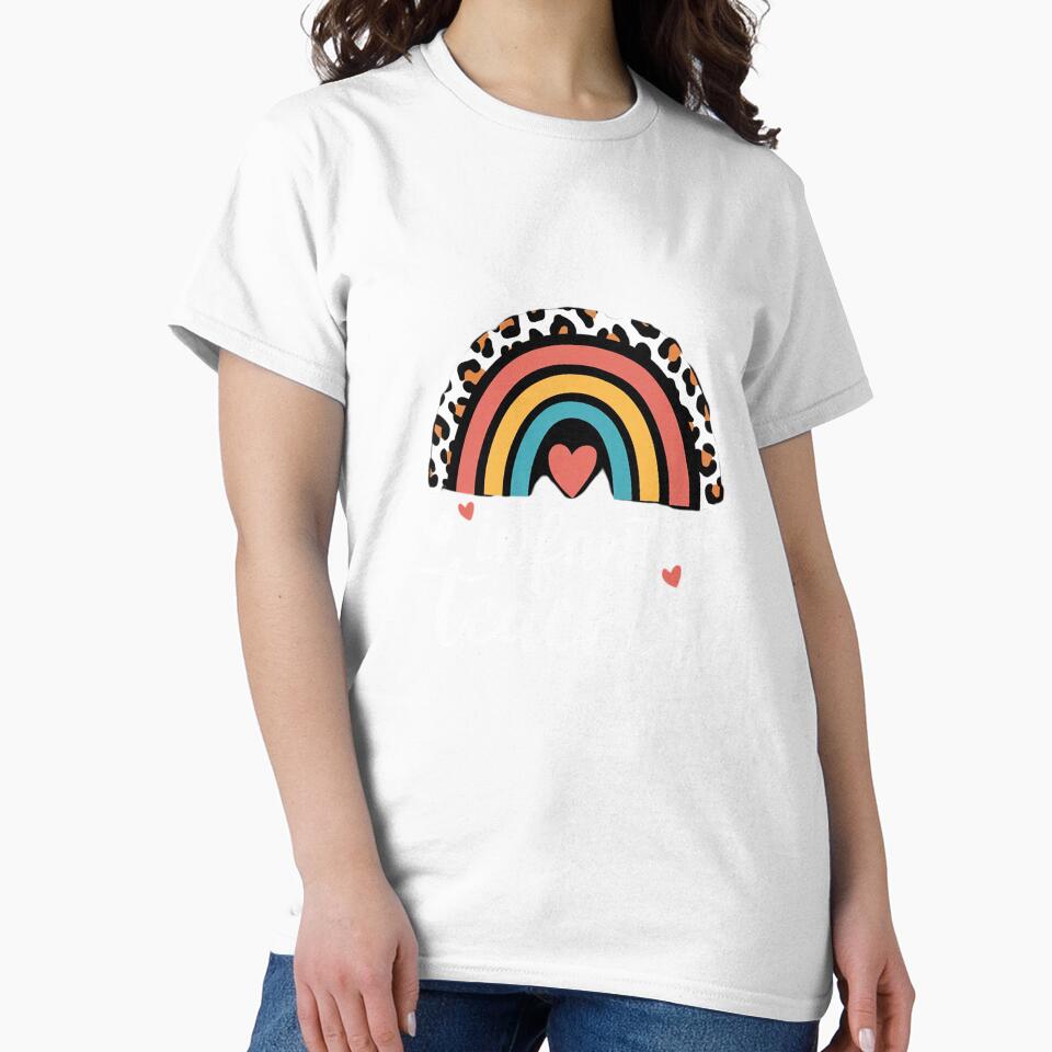 Infant Teacher Leopard Boho Rainbow Appreciation by NailMolisa