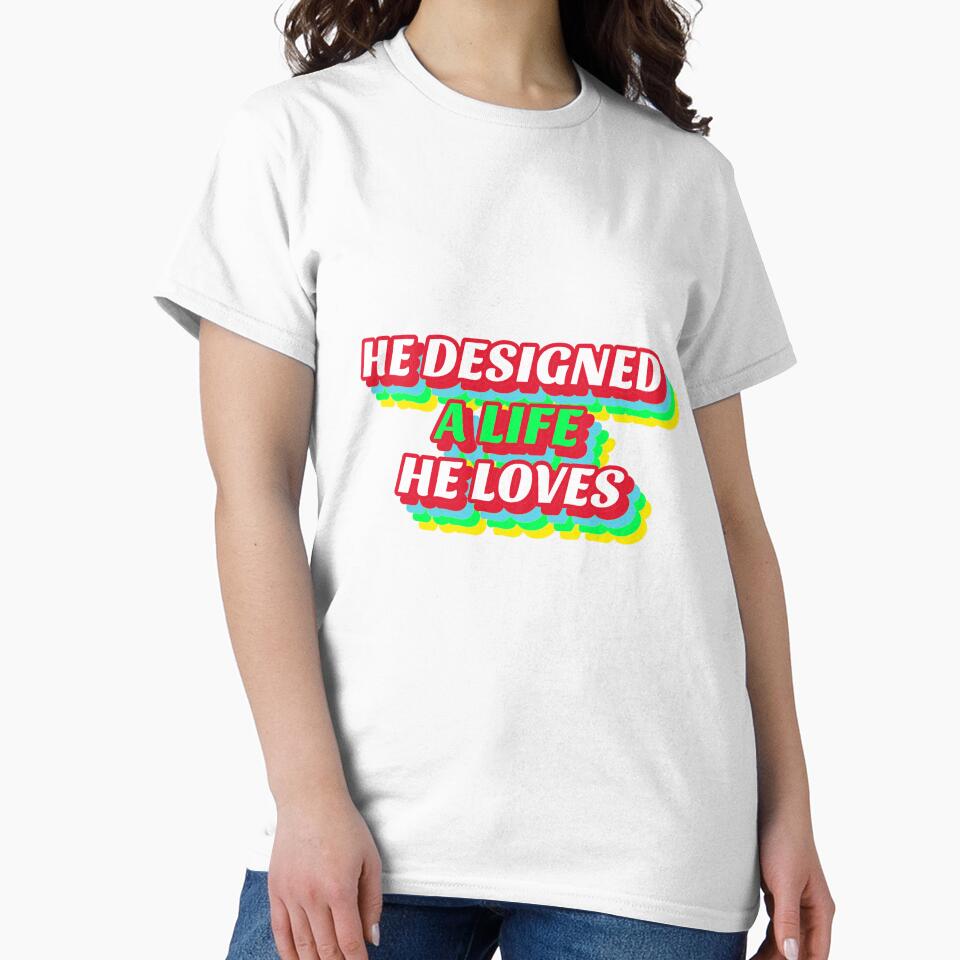He Designed A Life He Loves. Inspirational Quote Sticker by SuccessfulVibes