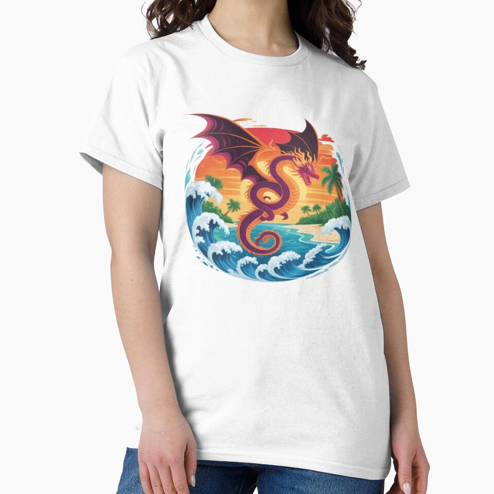 Tropical Dragon Island Sunset by DailySparks