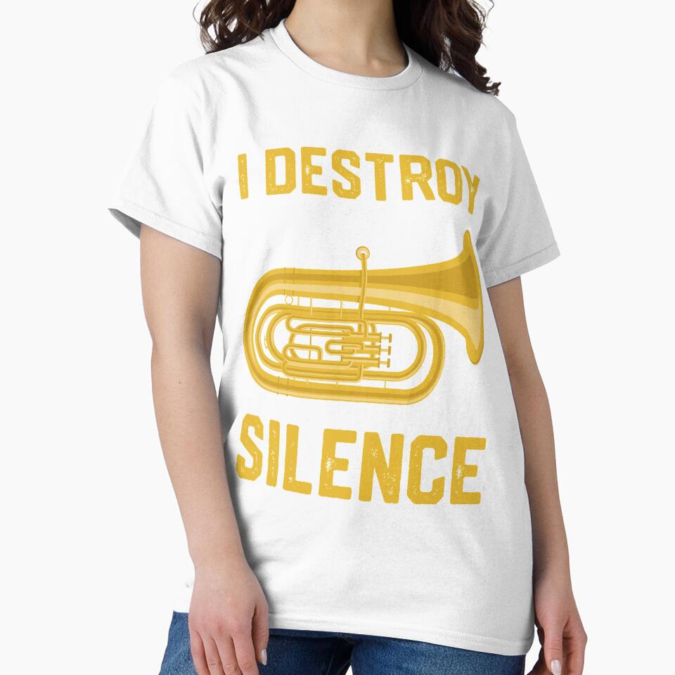 Funny Tuba Shirts - Tuba Player Marching Band Gift by mrsmitful