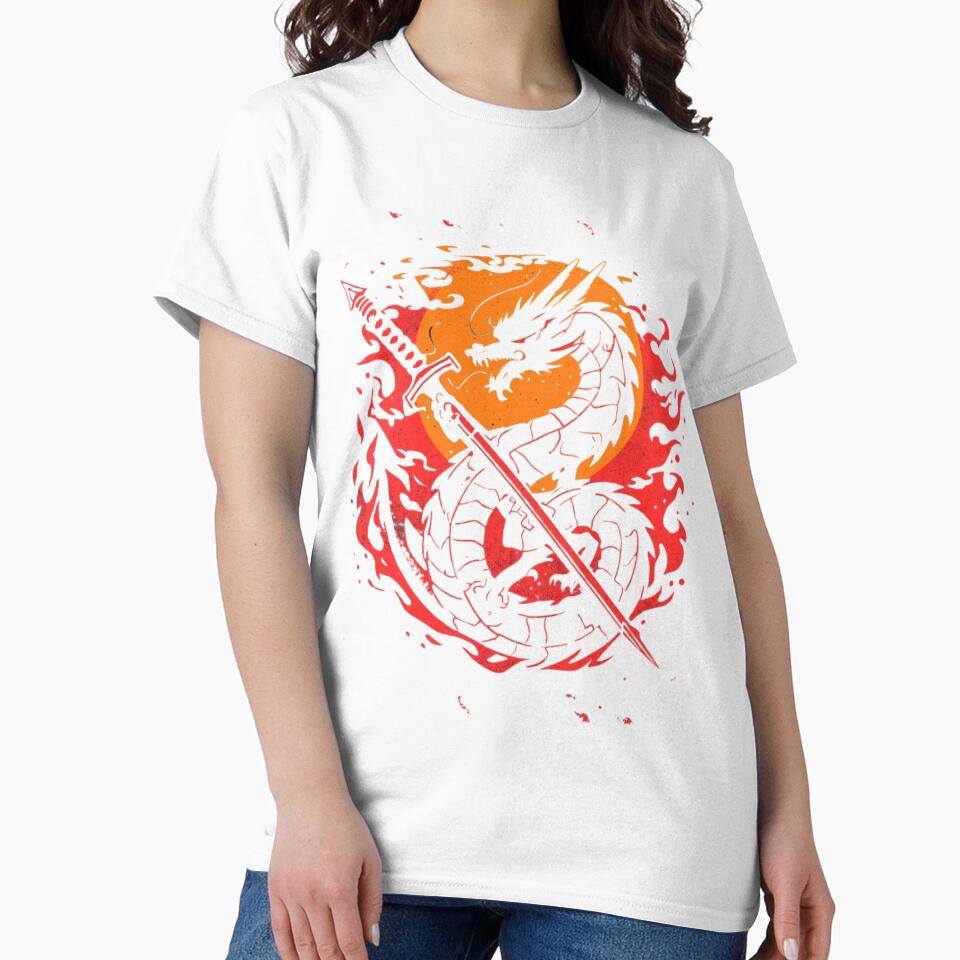 Dragon of the Eternal Flame – Samurai Blade Artwork by Nuve-ra